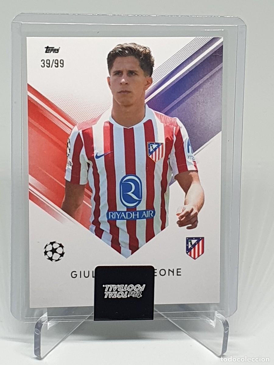Cromos de F&uacute;tbol: NUMERADA 39/99 #88 GIULIANO SIMEONE (Atl&eacute;tico Madrid) TOPPS Total Football UCL 2025-26 in Toploader