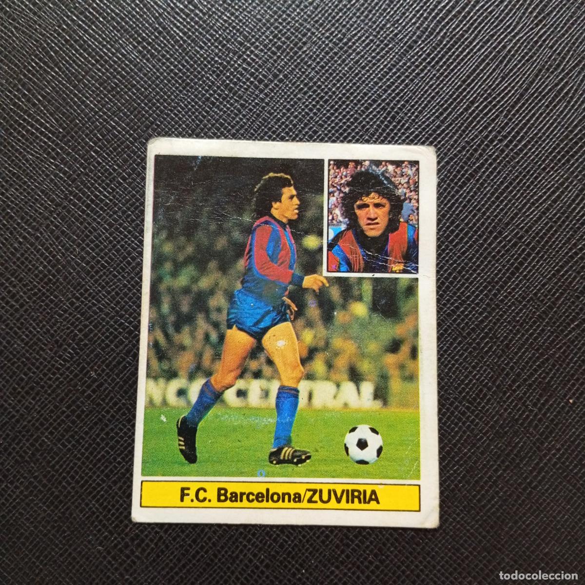 Cromos de F&uacute;tbol: ZUVIRIA BARCELONA ESTE 1981 1982 CROMO FUTBOL LIGA 81 82 - DESPEGADO - A18 PG19