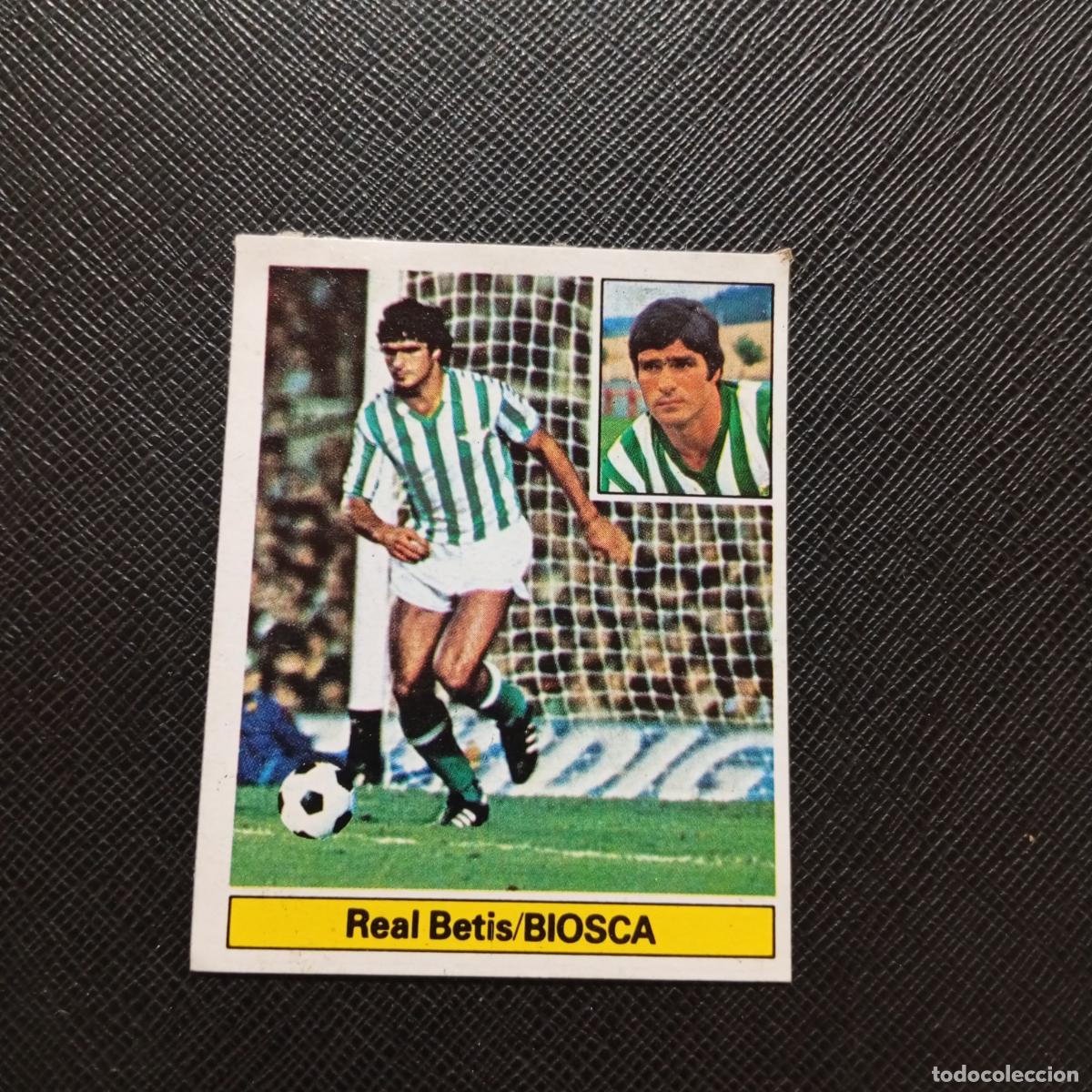 Cromos de F&uacute;tbol: BIOSCA REAL BETIS ESTE 1981 1982 CROMO FUTBOL LIGA 81 82 - DESPEGADO - A18 PG28
