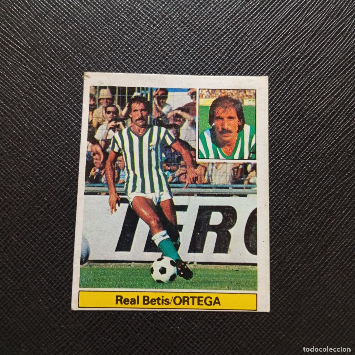 Cromos de F&uacute;tbol: ORTEGA REAL BETIS ESTE 1981 1982 CROMO FUTBOL LIGA 81 82 - DESPEGADO - A18 PG46