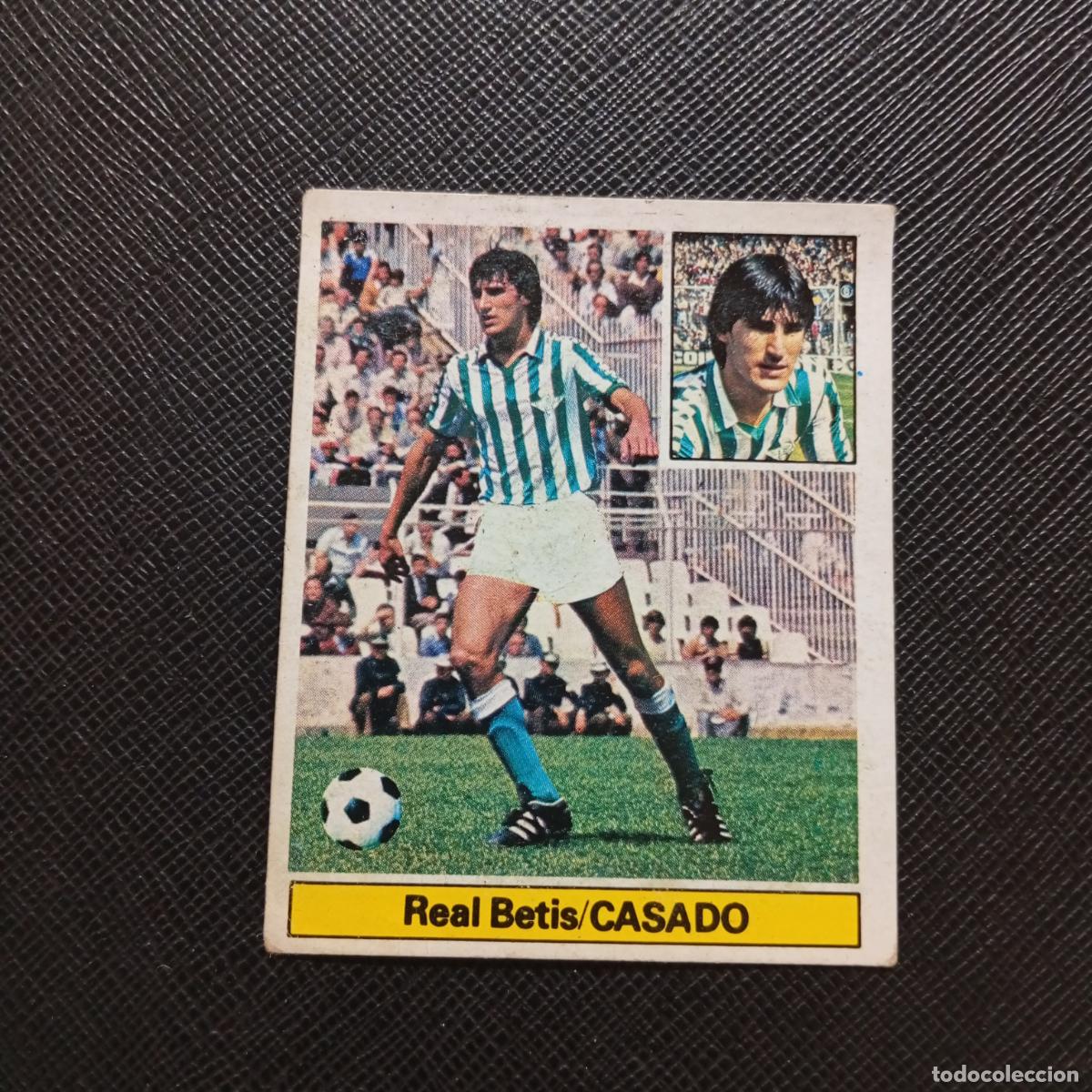 Cromos de F&uacute;tbol: CASADO REAL BETIS ESTE 1981 1982 CROMO FUTBOL LIGA 81 82 - DESPEGADO - A18 PG55