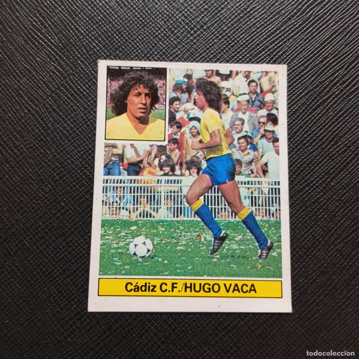 Cromos de F&uacute;tbol: HUGO VACA CADIZ ESTE 1981 1982 CROMO FUTBOL LIGA 81 82 - DESPEGADO - A18 PG73