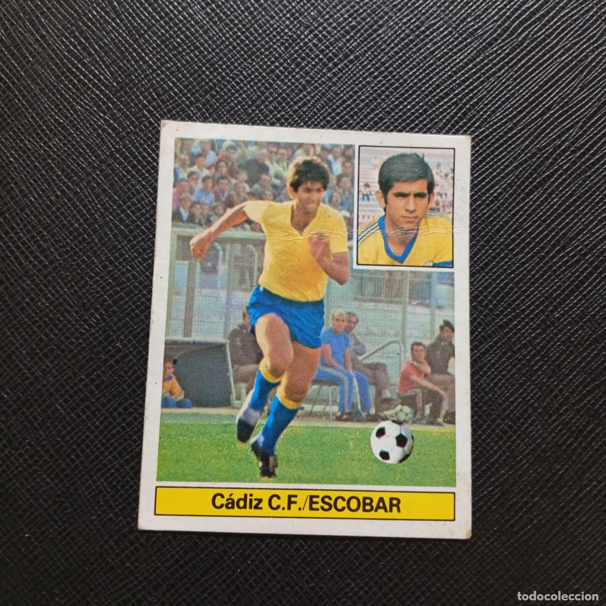 Cromos de F&uacute;tbol: ESCOBAR CADIZ ESTE 1981 1982 CROMO FUTBOL LIGA 81 82 - DESPEGADO - A18 PG73