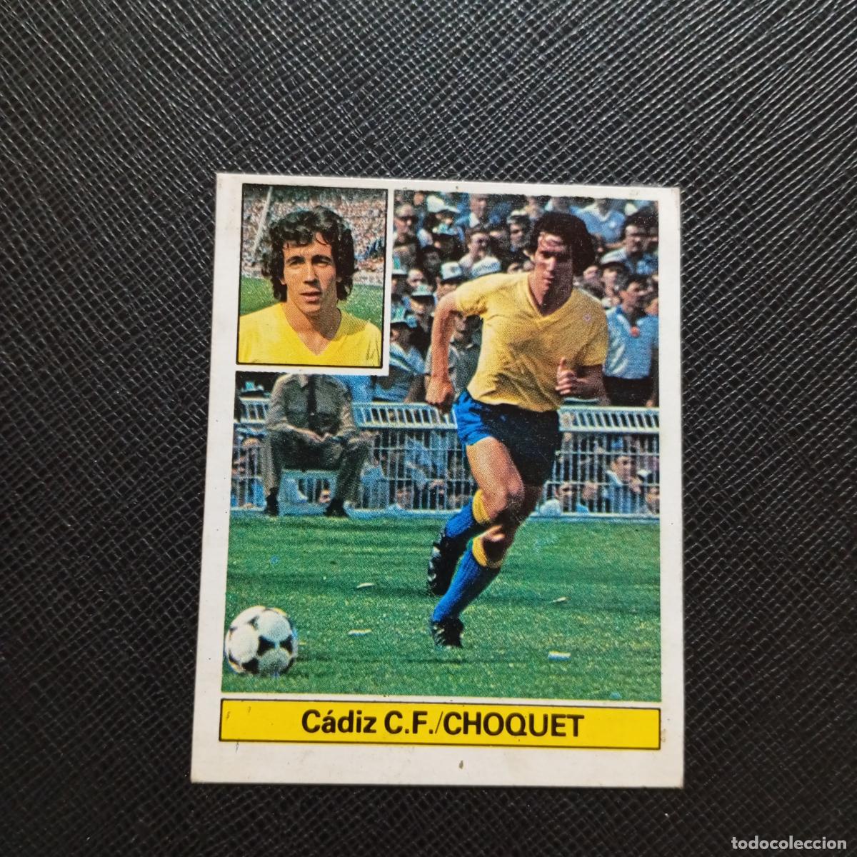 Cromos de F&uacute;tbol: CHOQUET CADIZ ESTE 1981 1982 CROMO FUTBOL LIGA 81 82 - DESPEGADO - A18 PG82