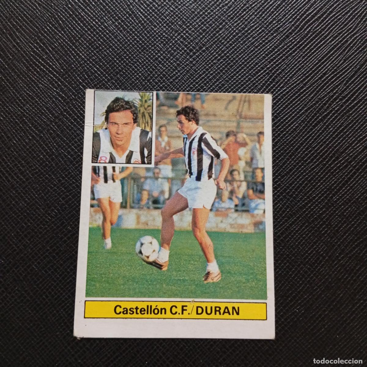 Cromos de F&uacute;tbol: DURAN CASTELLON ESTE 1981 1982 CROMO FUTBOL LIGA 81 82 - DESPEGADO - A18 PG82 COLOCA