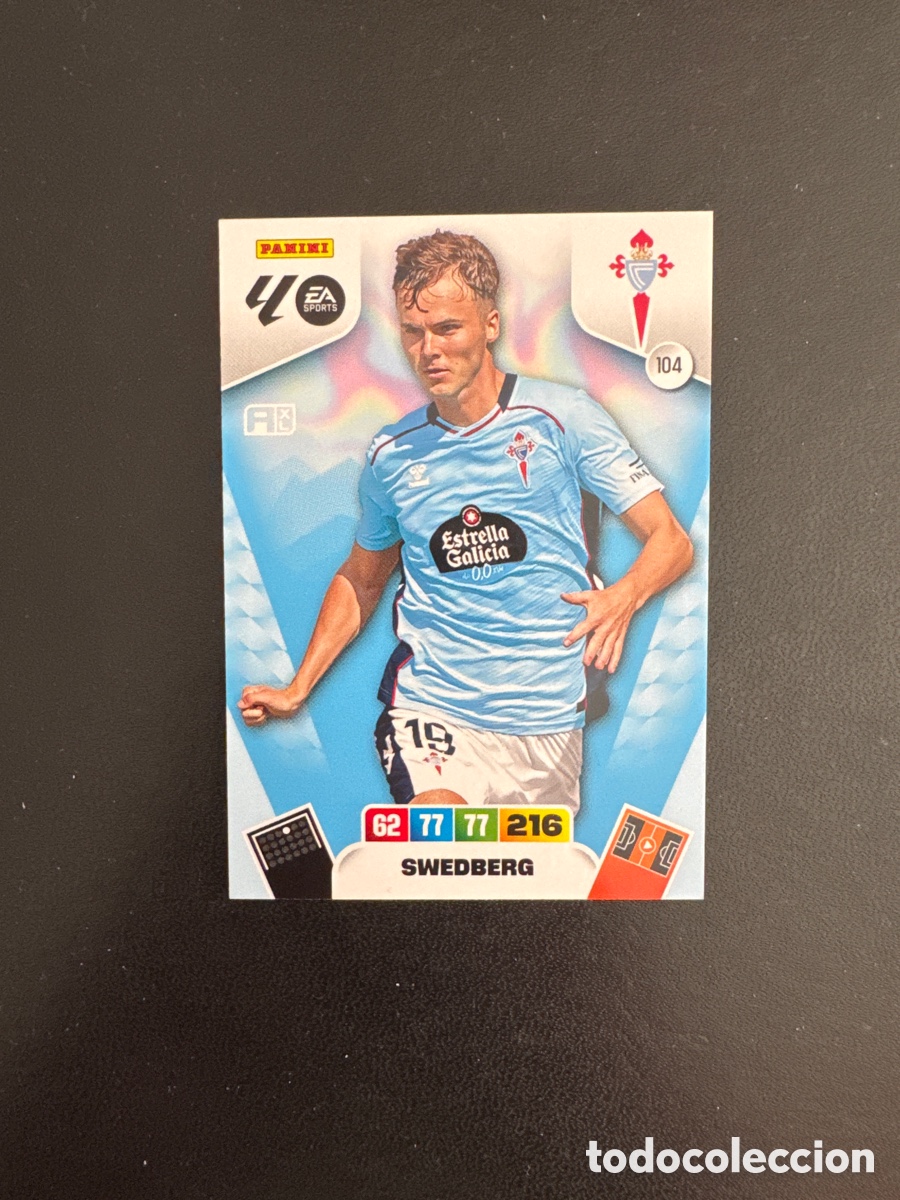 Cromos de F&uacute;tbol: SWEDBERG CELTA DE VIGO NUMERO 104 ADRENALYN 2025 2026