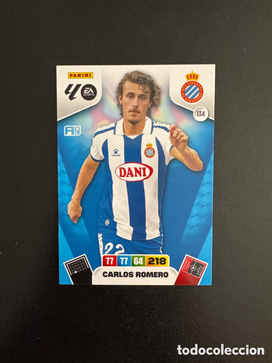 Cromos de F&uacute;tbol: CARLOS ROMERO ESPA&Ntilde;OL N&Uacute;MERO 134 ADRENALYN 2025 2026