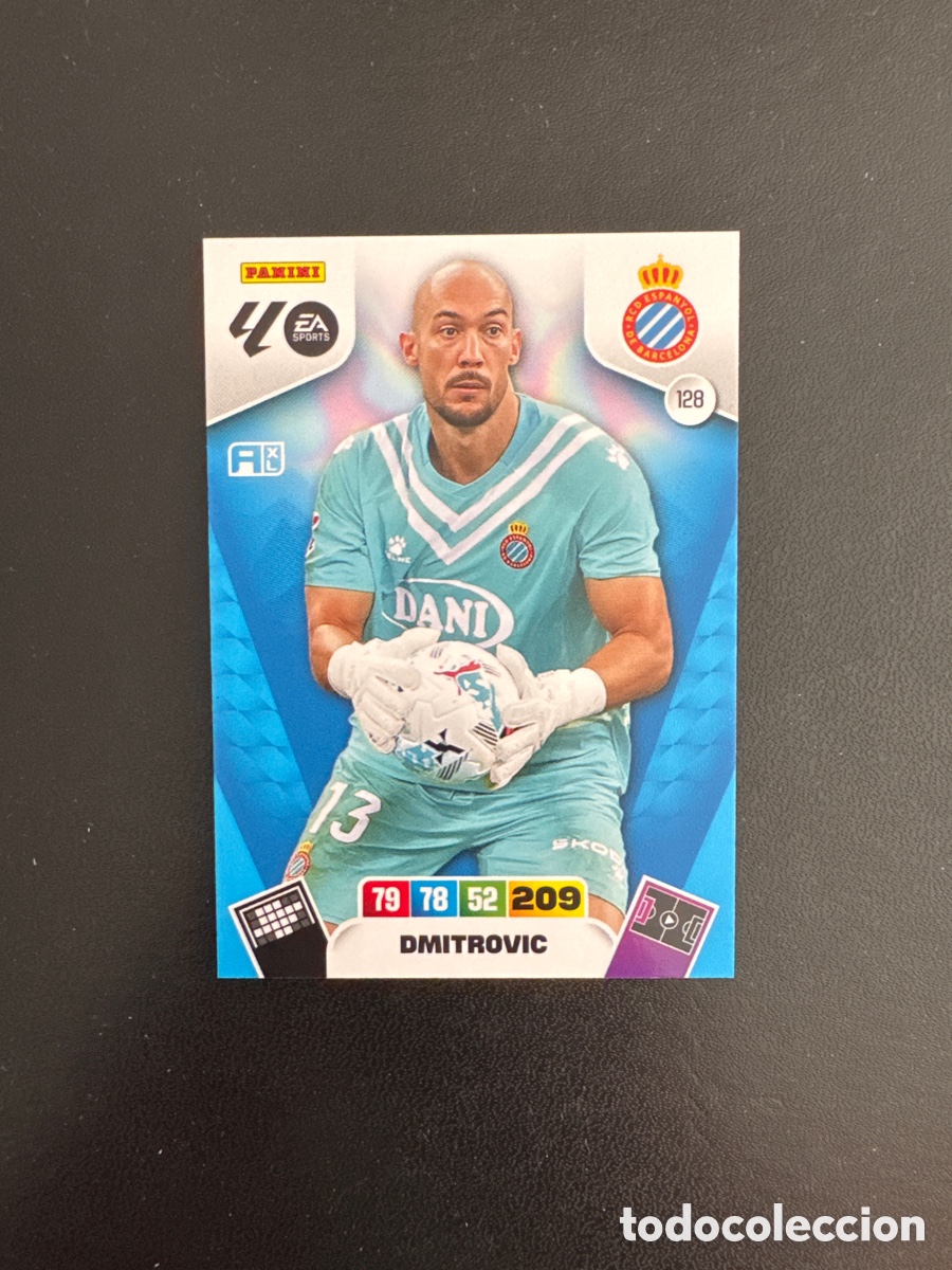Cromos de F&uacute;tbol: DMITROVIC ESPA&Ntilde;OL N&Uacute;MERO 128 ADRENALYN 2025 2026