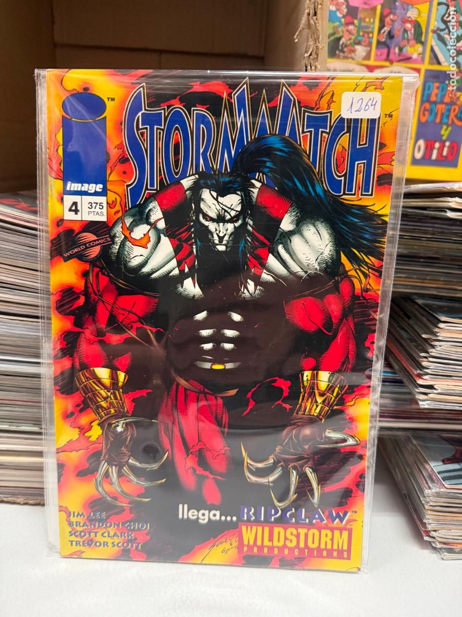 Cromos de F&uacute;tbol: STORMWATCH NUMERO 4 BUEN ESTADO