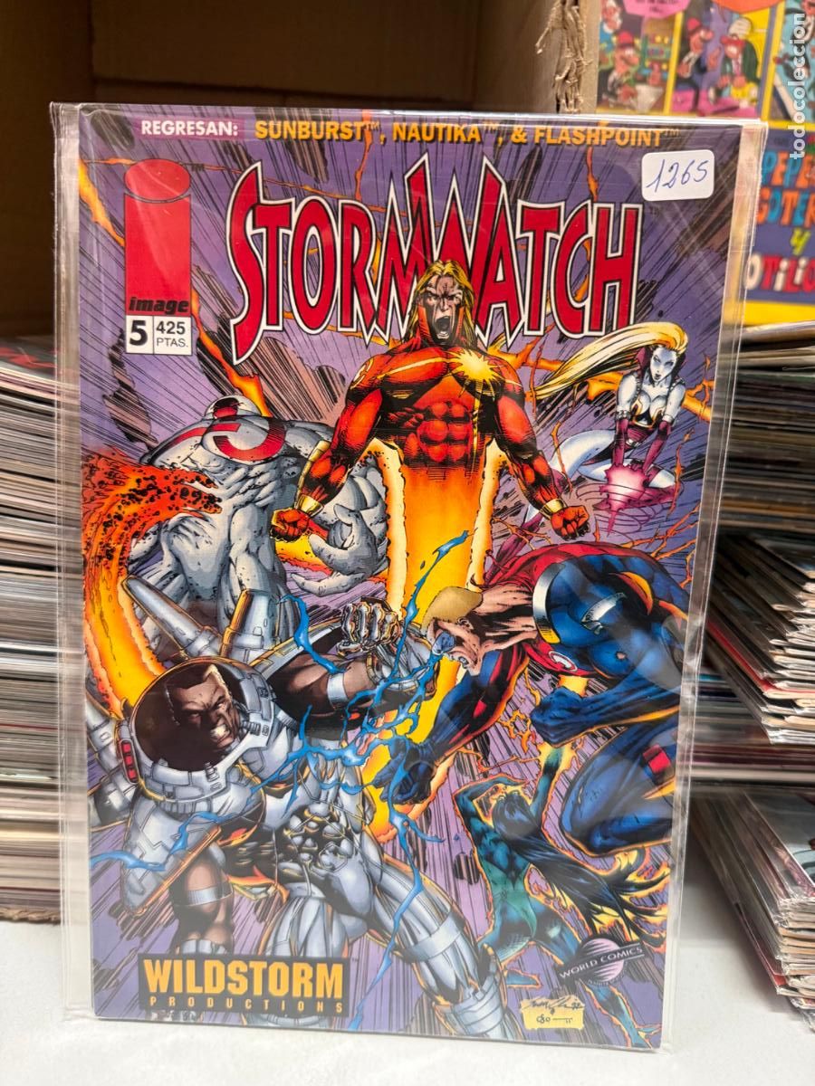 Cromos de F&uacute;tbol: STORMWATCH NUMERO 5 BUEN ESTADO