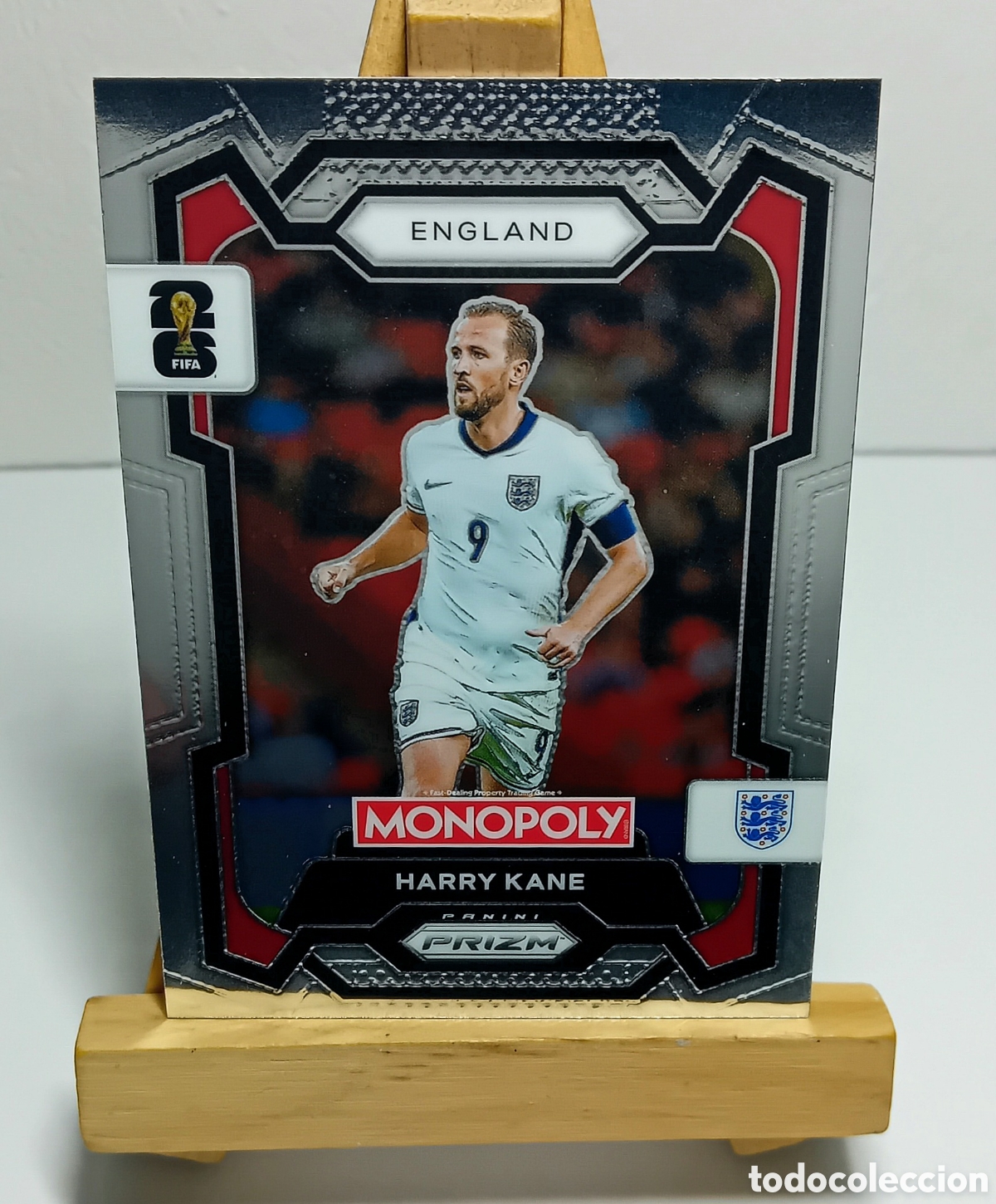Cromos de F&uacute;tbol: HARRY KANE 2026 INGLATERRA MONOPOLY PRIZM PANINI.