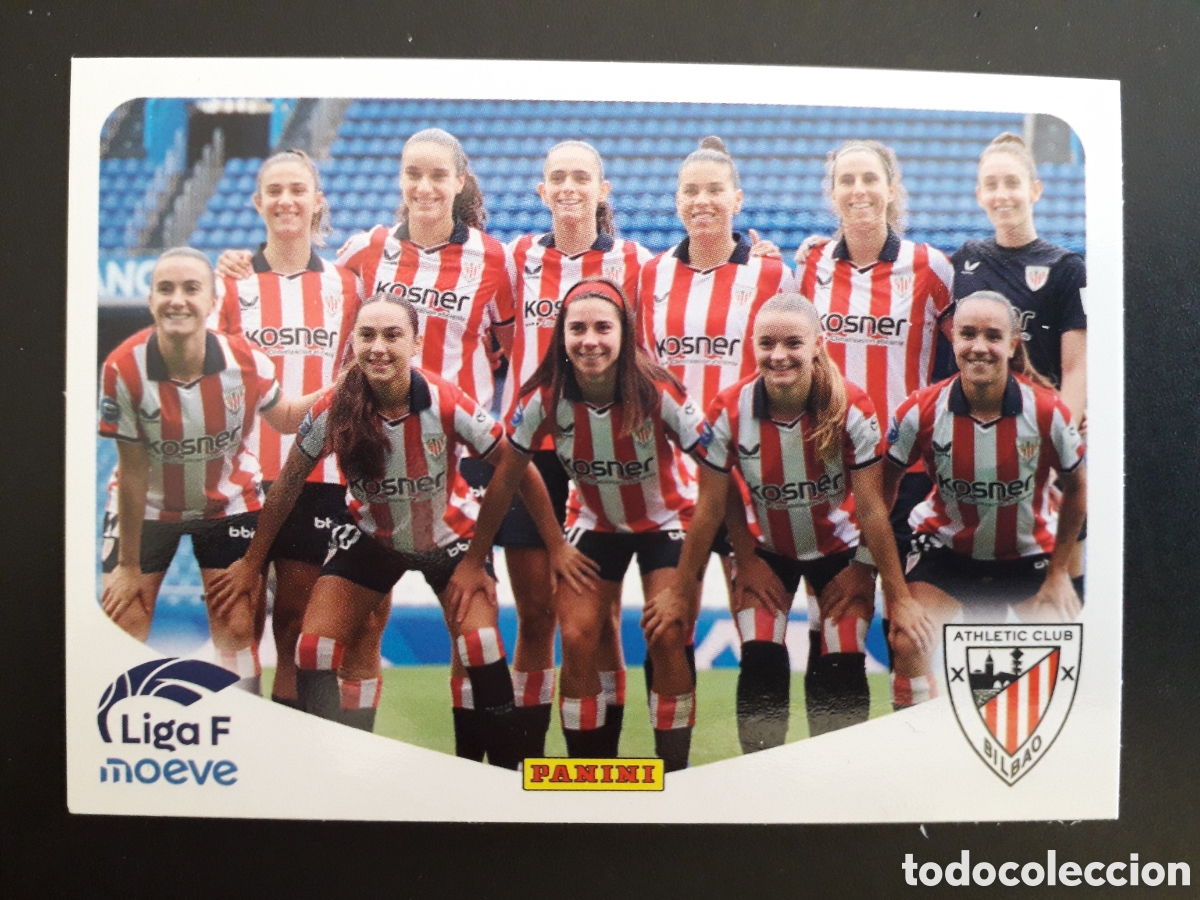 Cromos de F&uacute;tbol: EQUIPO ATHLETIC BILBAO N&deg; 23 LIGA F FEMENINA 2025 2026 25 26 PANINI SIN PEGAR PEDIDO M&Iacute;NIMO 3&euro;