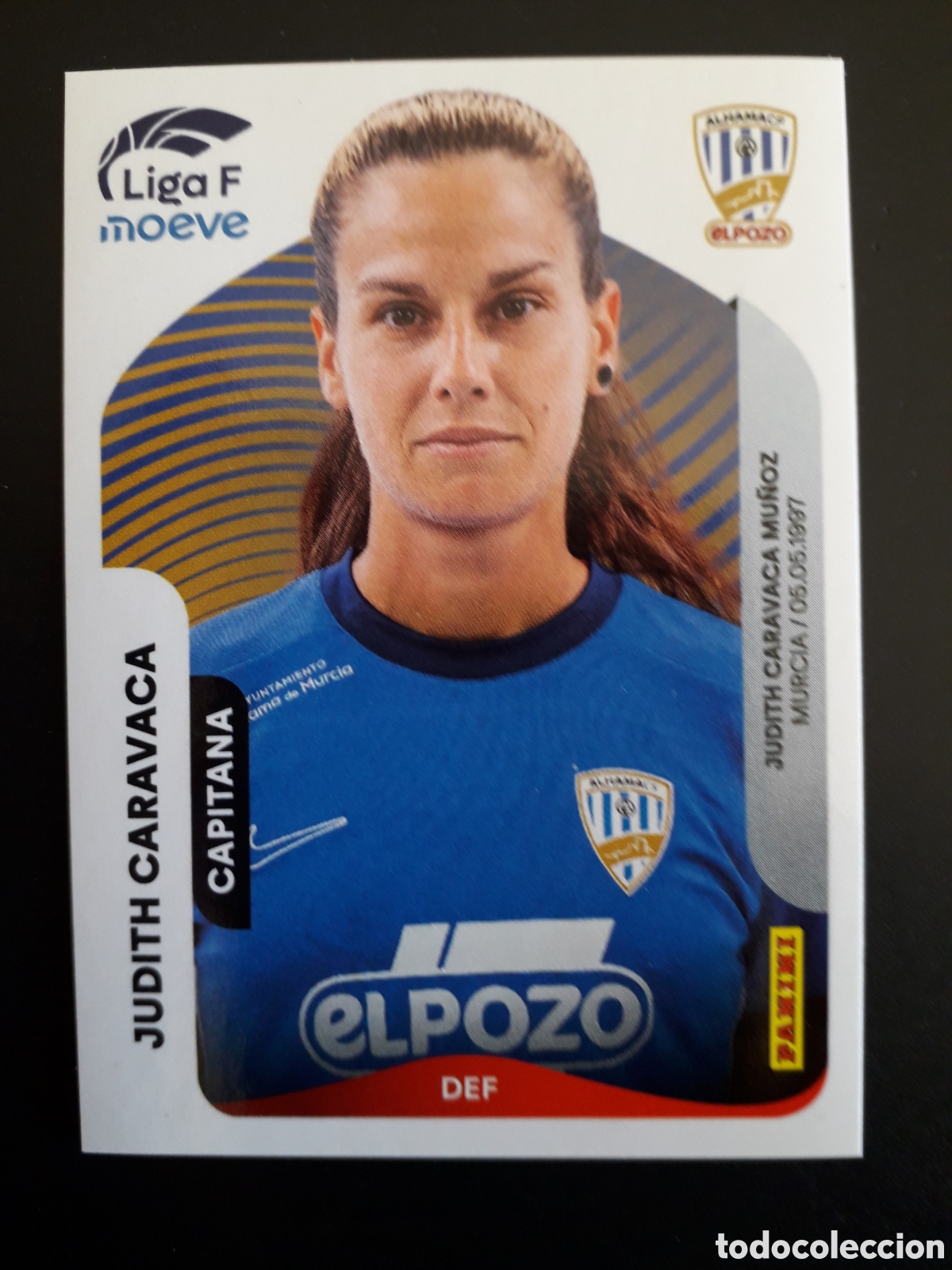 Cromos de F&uacute;tbol: JUDITH CARAVACA ALHAMA N&deg; 8 A LIGA F FEMENINA 2025 2026 25 26 PANINI SIN PEGAR PEDIDO M&Iacute;NIMO 3&euro;