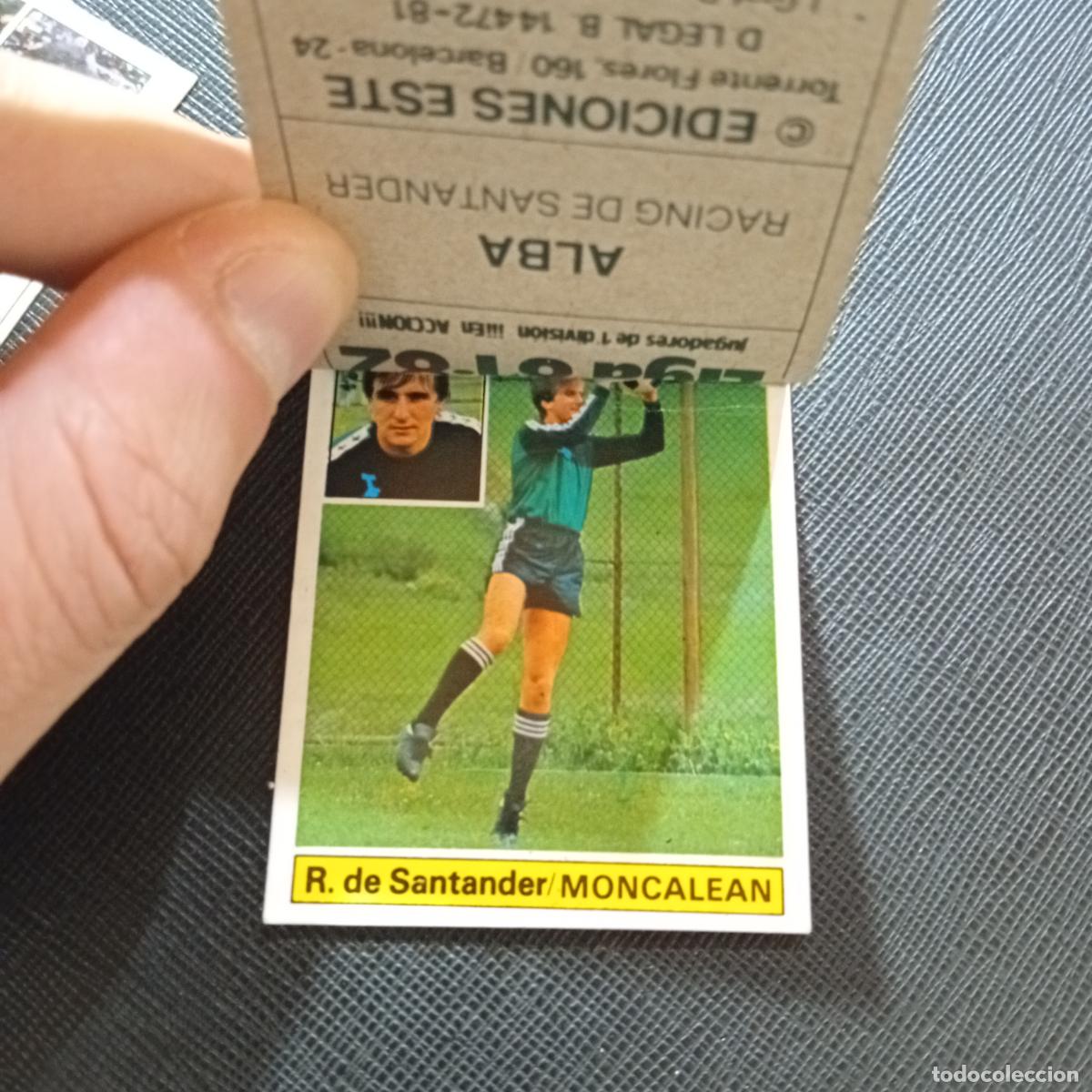 Cromos de F&uacute;tbol: MONCALEAN RACING ESTE 1981 1982 CROMO FUTBOL LIGA 81 82 - VENTANILLA - A18 PG91 COLOCA