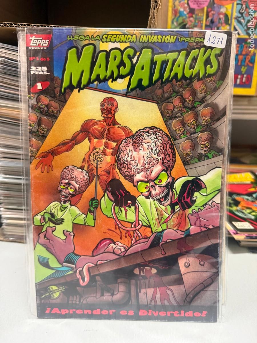 Cromos de f&uacute;tbol: MARS ATTACKS NUMERO 11 BUEN ESTADO - Foto 1