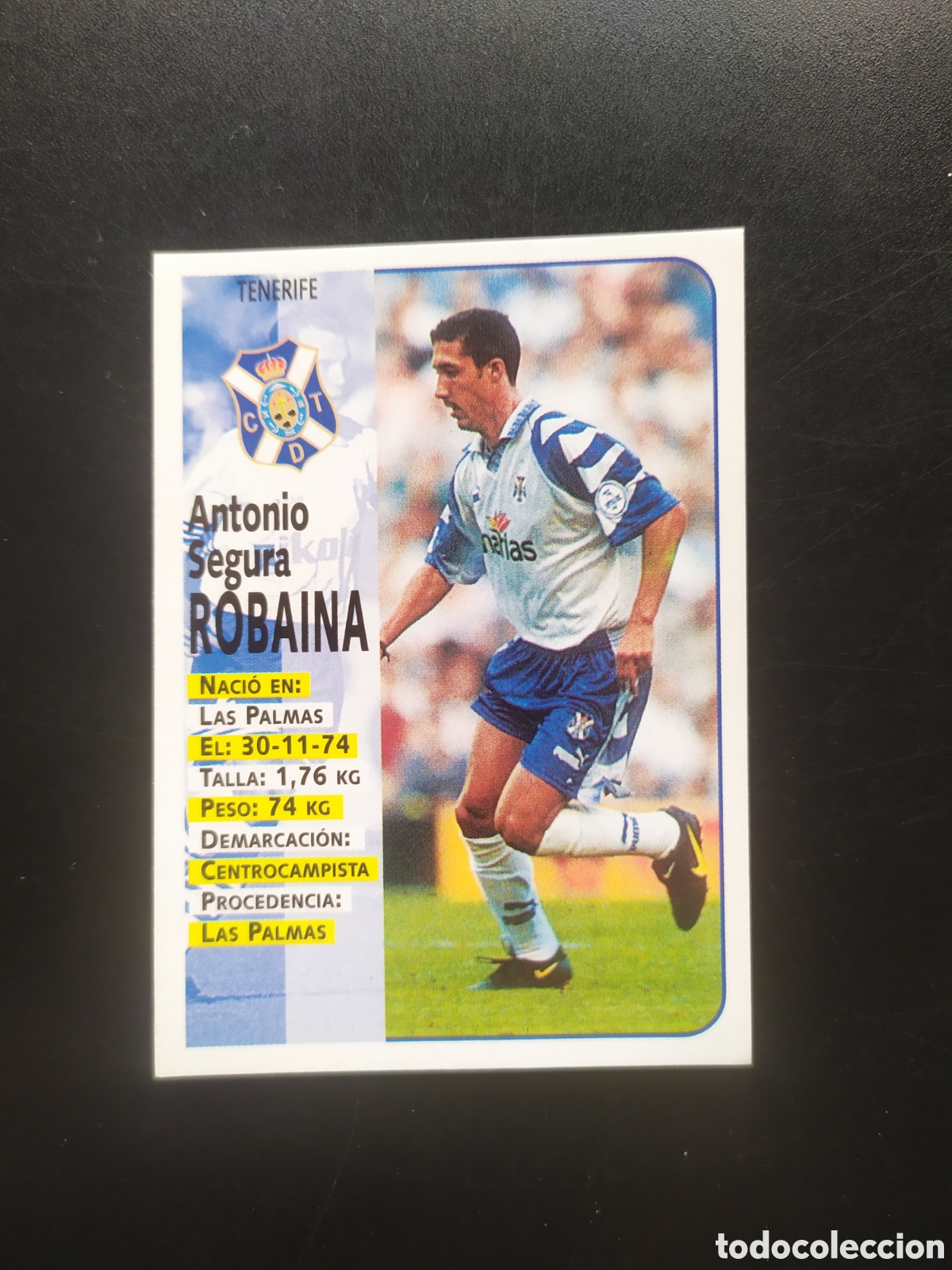 Fu&szlig;ball-Sticker: Liga 1998 1999 98 99 panini sports Robaina n&deg; 308 Tenerife