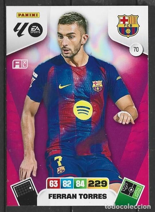 Cromos de F&uacute;tbol: Adrenalyn 25/26 - Ferran Torres - N&ordm; 70 - FC Barcelona