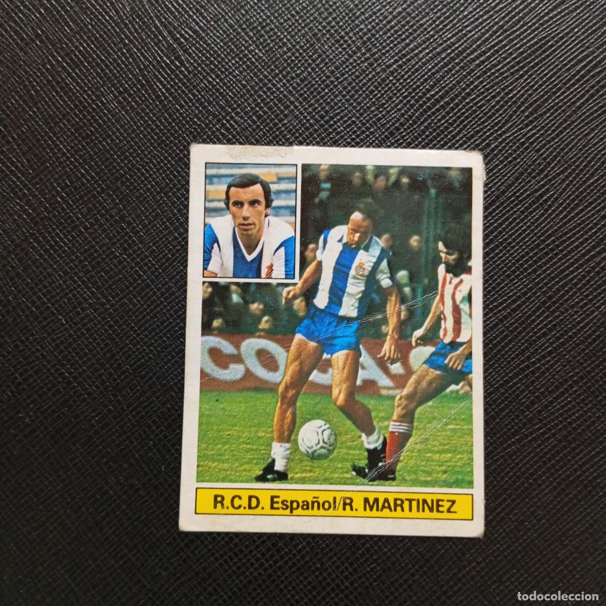 Cromos de F&uacute;tbol: R MARTINEZ ESPA&Ntilde;OL ESTE 1981 1982 CROMO FUTBOL LIGA 81 82 - DESPEGADO - A18 PG109