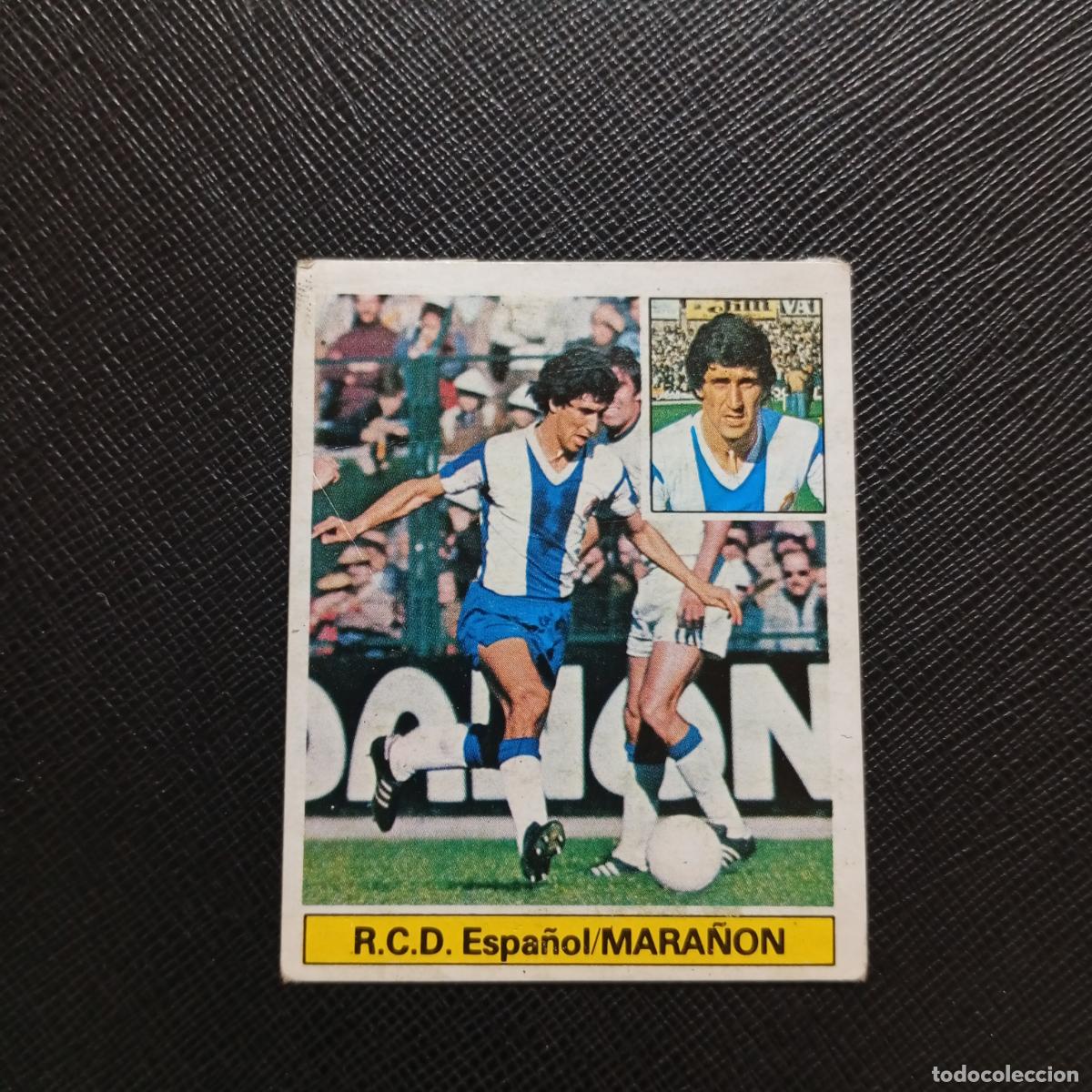 Cromos de F&uacute;tbol: MARA&Ntilde;ON ESPA&Ntilde;OL ESTE 1981 1982 CROMO FUTBOL LIGA 81 82 - DESPEGADO - A18 PG109