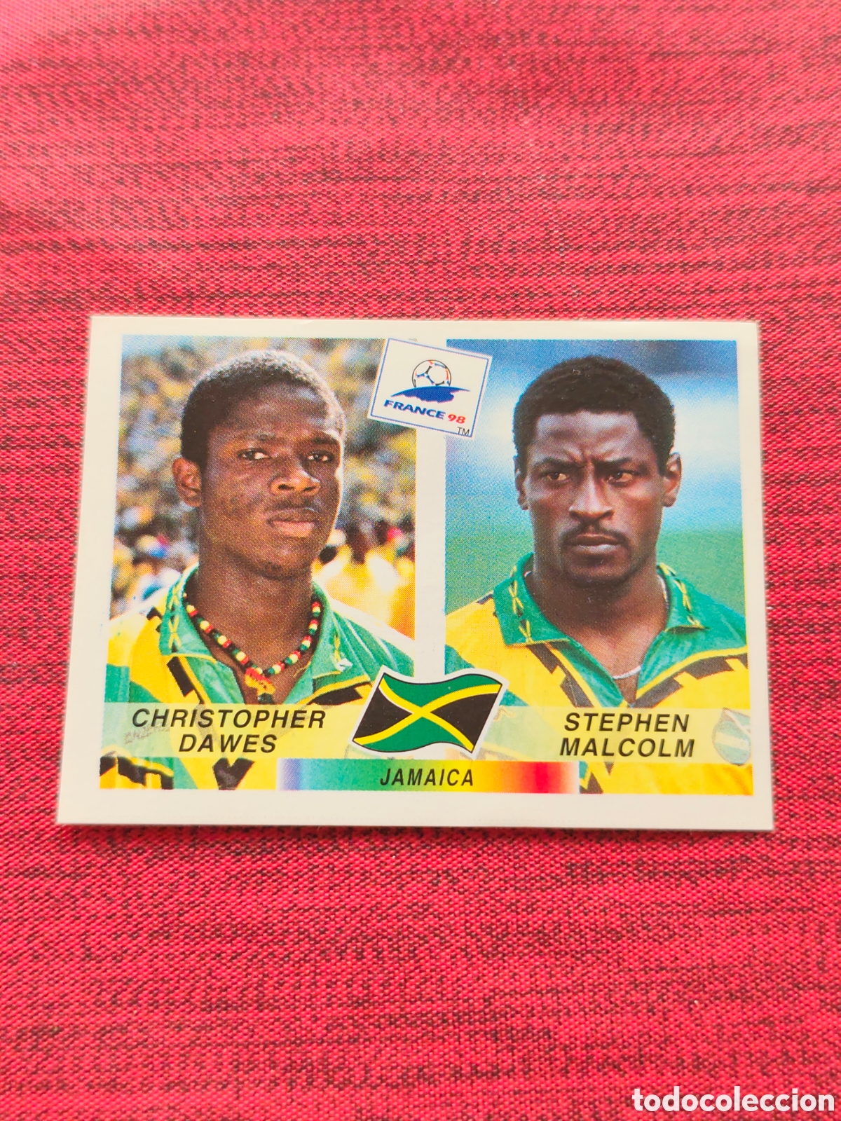 Cromos de F&uacute;tbol: 559 DAWES/MALCOLM JAMAICA FRANCE FRANCIA 98 PANINI