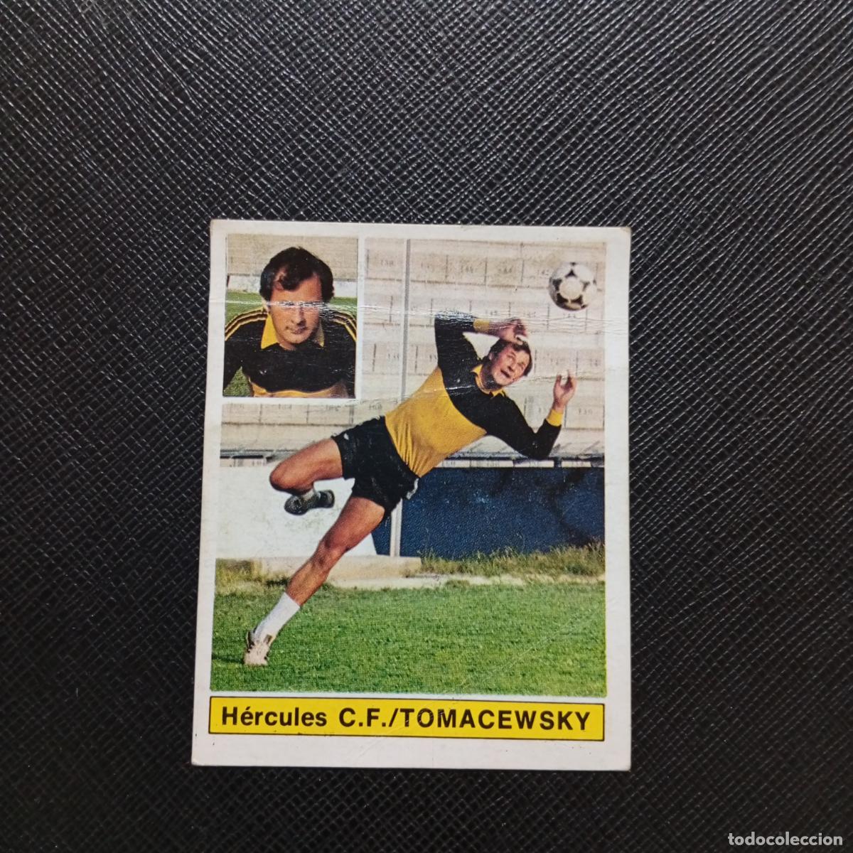 Cromos de F&uacute;tbol: TOMACEWSKY HERCULES ESTE 1981 1982 CROMO FUTBOL LIGA 81 82 - DESPEGADO - A18 PG118 COLOCA