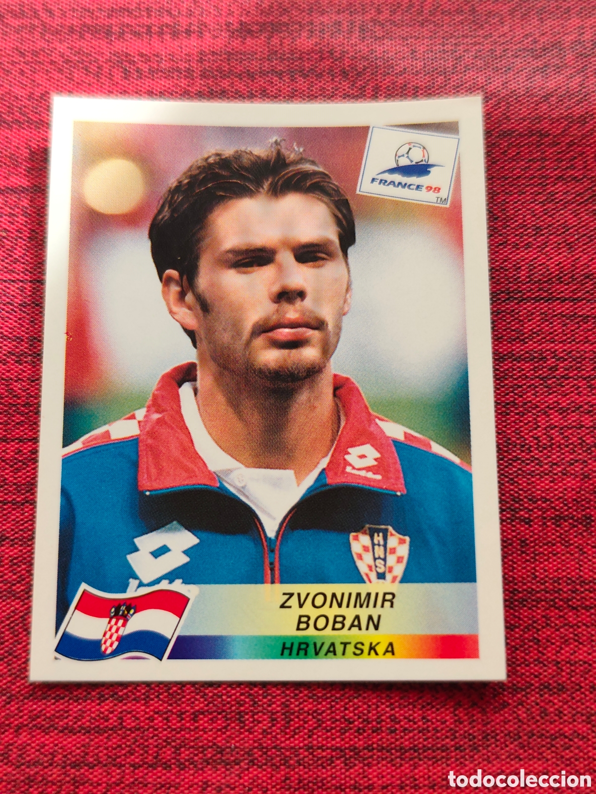 Cromos de F&uacute;tbol: 545 BOBAN CROACIA FRANCE FRANCIA 98 PANINI