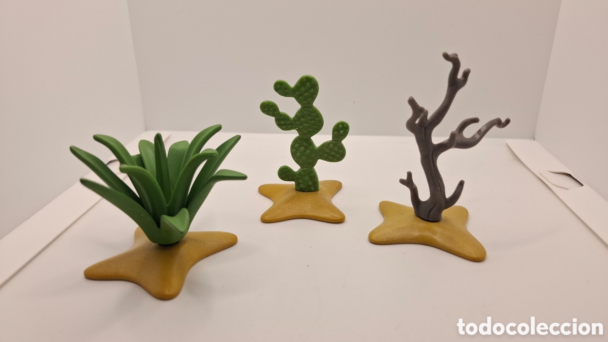 Cromos de F&uacute;tbol: PLAYMOBIL LOTE VEGETACION CAPTUS OESTE WESTERN