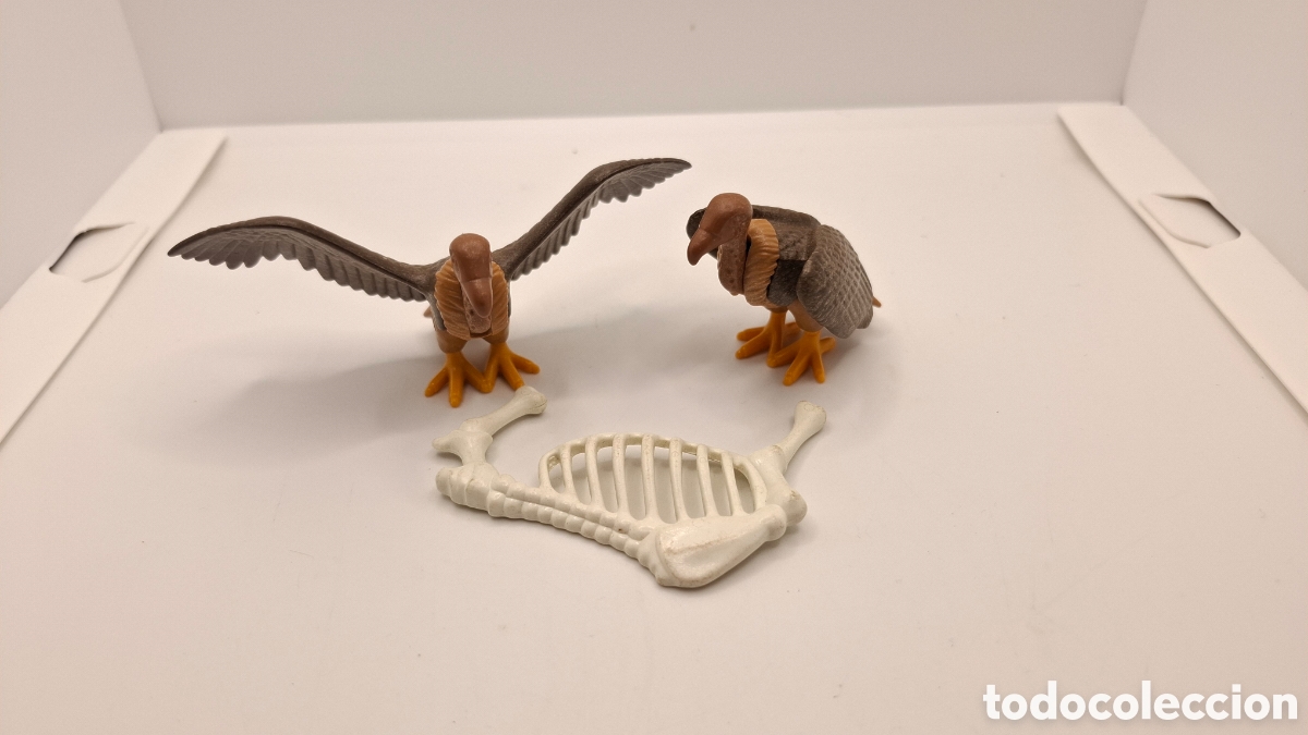Cromos de F&uacute;tbol: PLAYMOBIL LOTE BUITRES CARRO&Ntilde;EROS HUESOS OESTE WESTERN