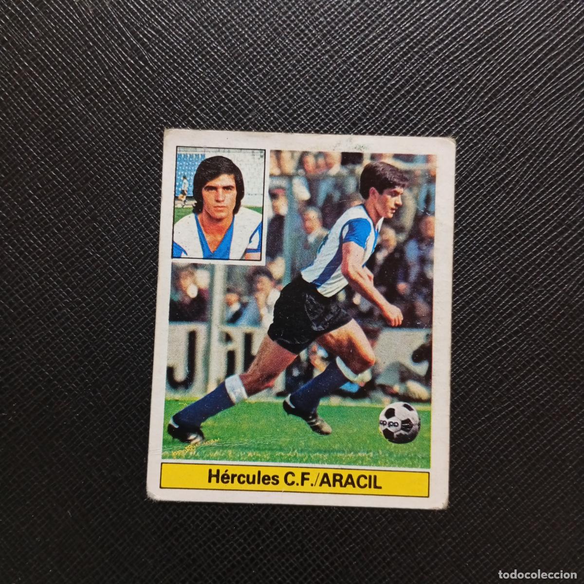 Cromos de F&uacute;tbol: ARACIL HERCULES ESTE 1981 1982 CROMO FUTBOL LIGA 81 82 - DESPEGADO - A18 PG118