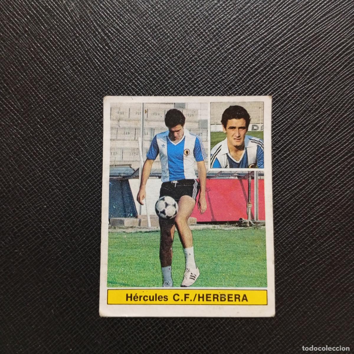 Cromos de F&uacute;tbol: HERBERA HERCULES ESTE 1981 1982 CROMO FUTBOL LIGA 81 82 - DESPEGADO - A18 PG118 COLOCA