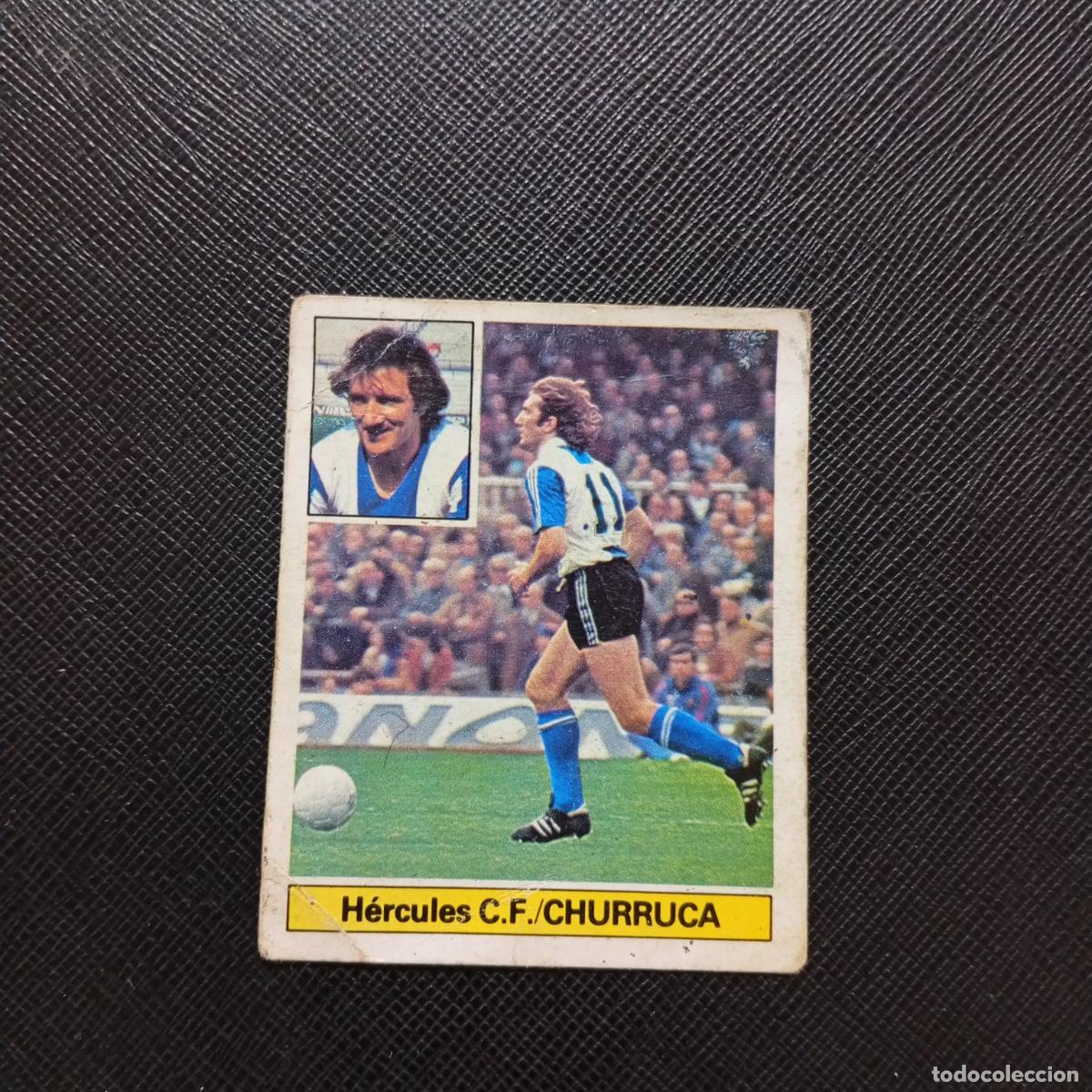 Cromos de F&uacute;tbol: CHURRUCA HERCULES ESTE 1981 1982 CROMO FUTBOL LIGA 81 82 - DESPEGADO - A18 PG118