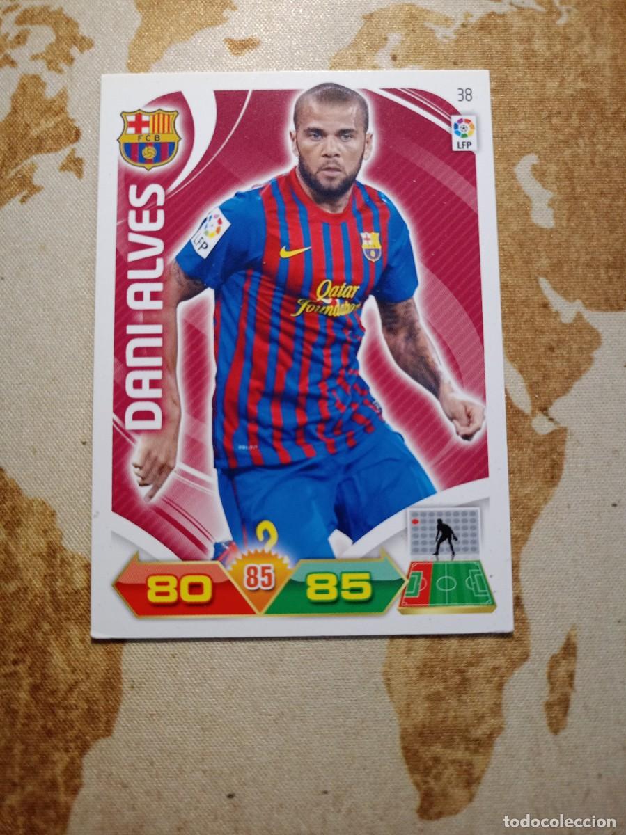 Cromos de F&uacute;tbol: Barcelona 38 DANI ALVES Adrenalyn 2011-12
