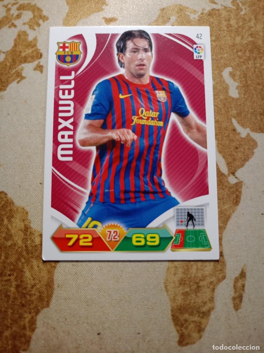 Cromos de F&uacute;tbol: Barcelona 42 MASWELL Adrenalyn 2011-12