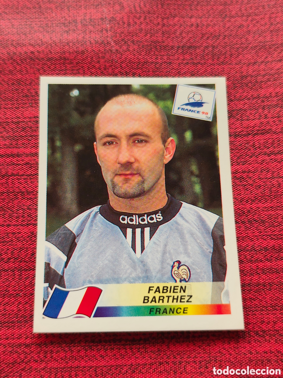 Cromos de F&uacute;tbol: 158 BARTHEZ FRANCIA FRANCE FRANCIA 98 PANINI
