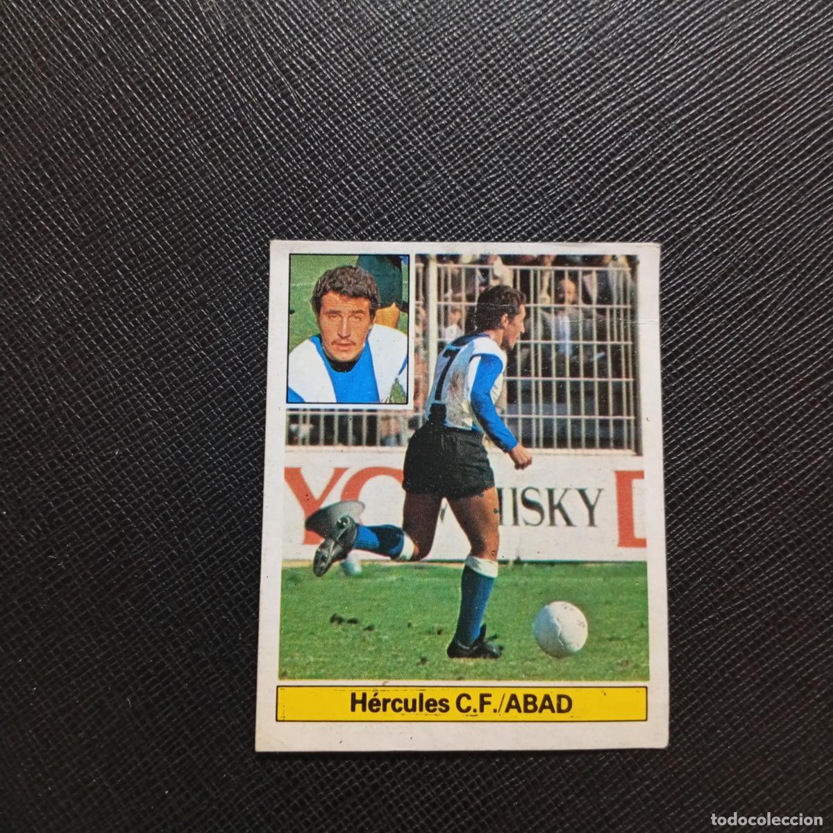Cromos de F&uacute;tbol: ABAD HERCULES ESTE 1981 1982 CROMO FUTBOL LIGA 81 82 - DESPEGADO - A18 PG127