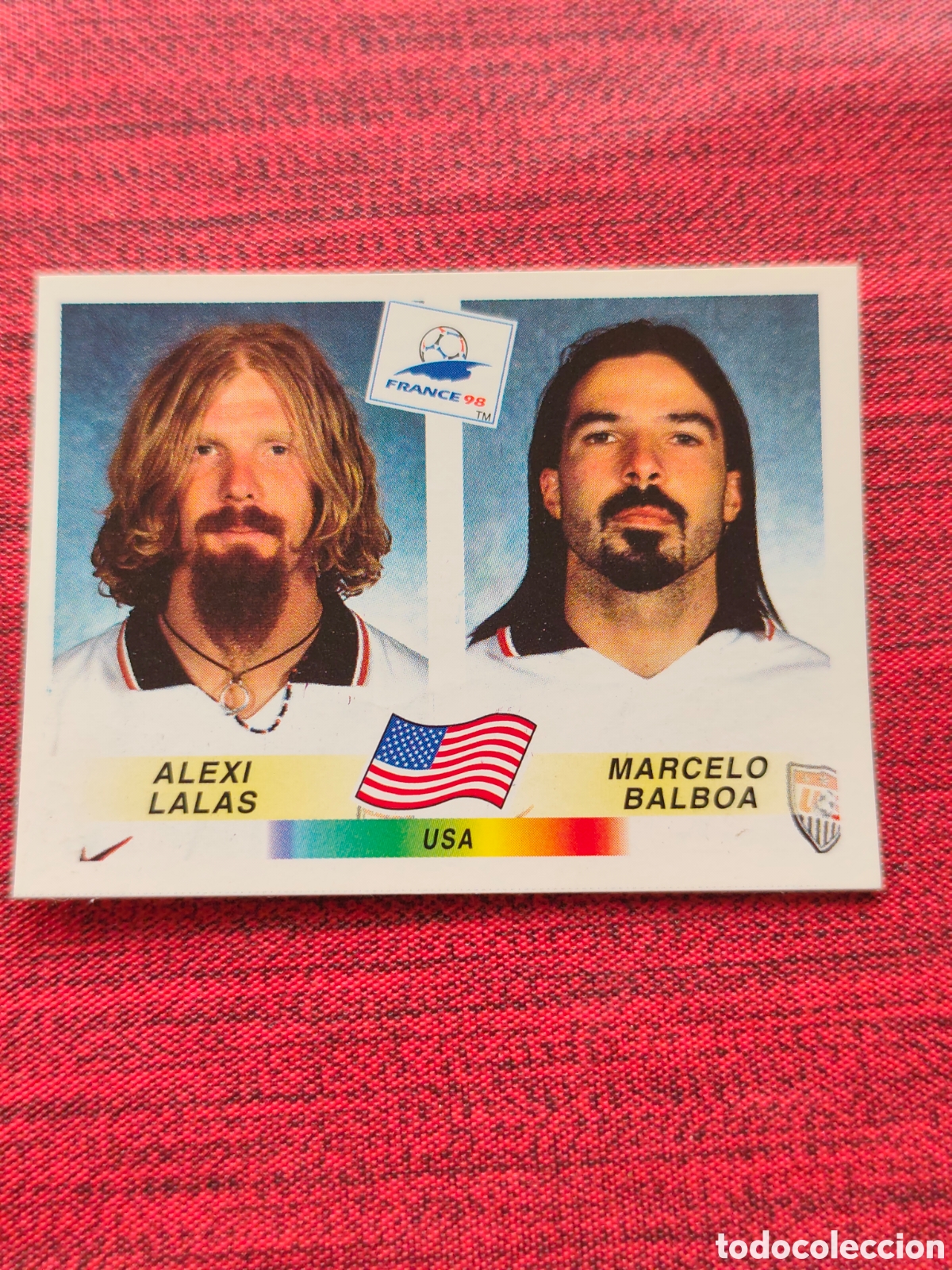 Cromos de F&uacute;tbol: 409 LALAS/BALBOA USA FRANCE FRANCIA 98 PANINI