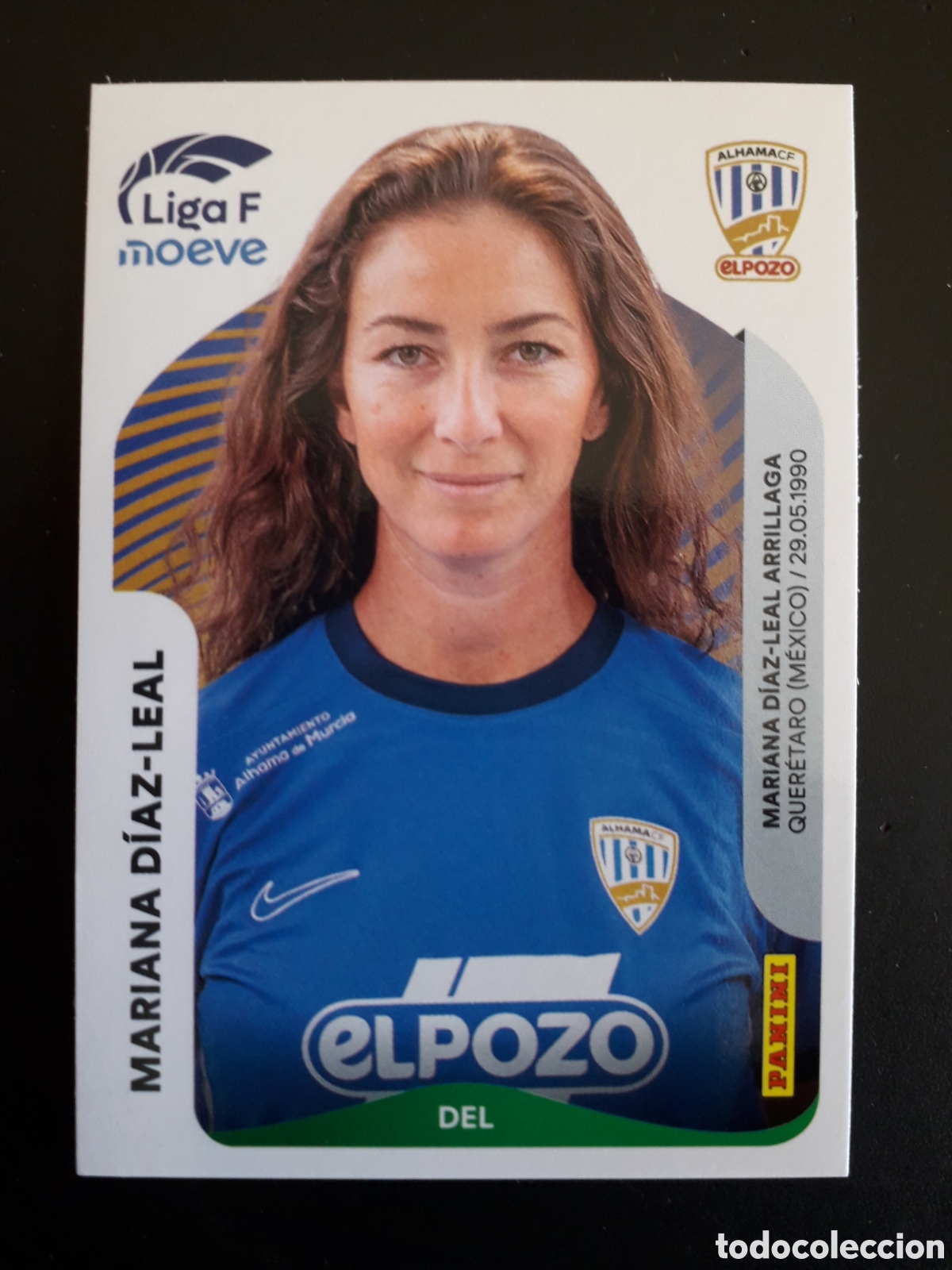 Cromos de F&uacute;tbol: MARIANA D&Iacute;AZ LEAL ALHAMA N&deg; 19 A LIGA F FEMENINA 2025 2026 25 26 PANINI SIN PEGAR PEDIDO M&Iacute;NIMO 3&euro;.