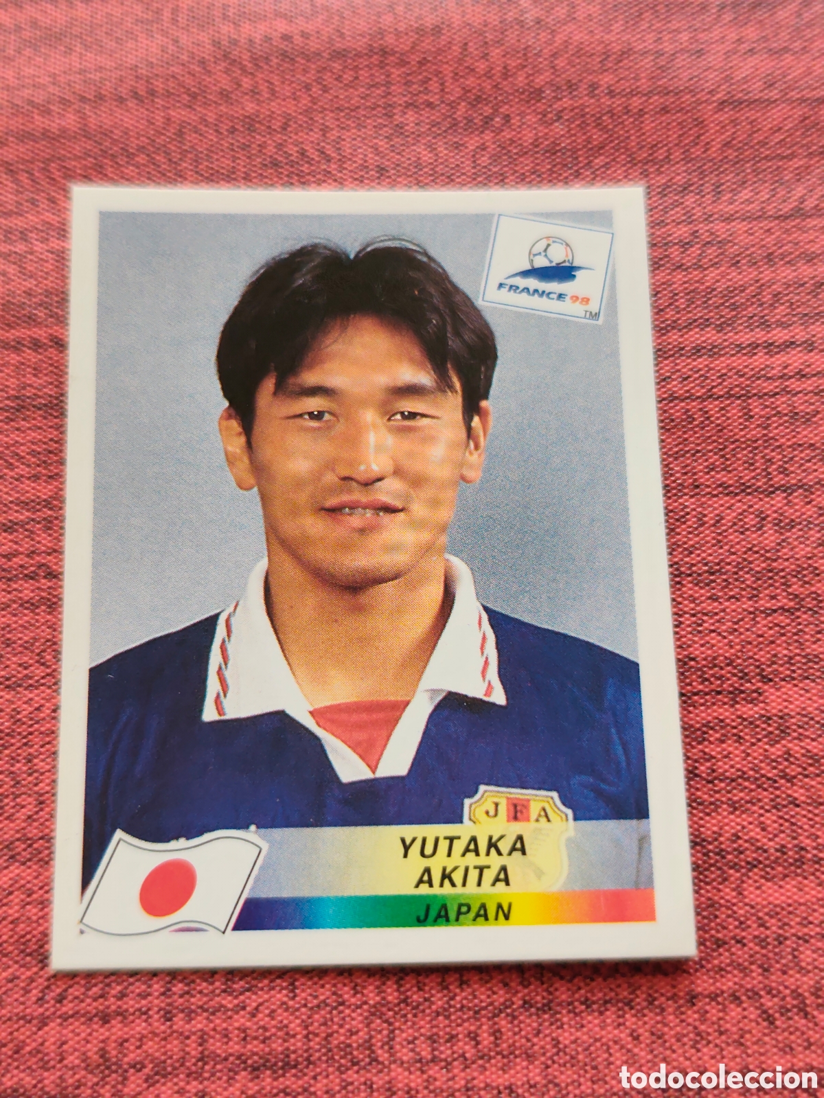 Fu&szlig;ball-Sticker: 520 AKITA JAPON FRANCE FRANCIA 98 PANINI