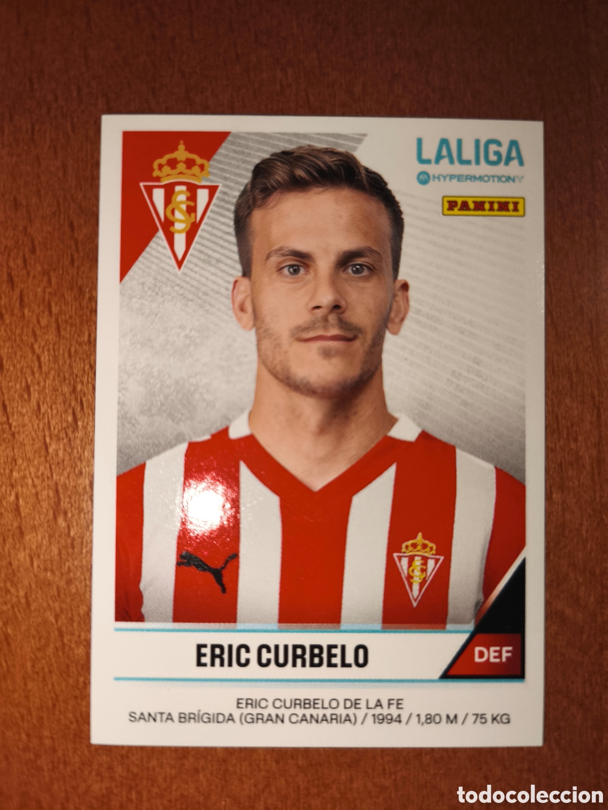 Fu&szlig;ball-Sticker: Eric Curbelo n&deg;369 Laliga Hypermotion 24/25 Sporting