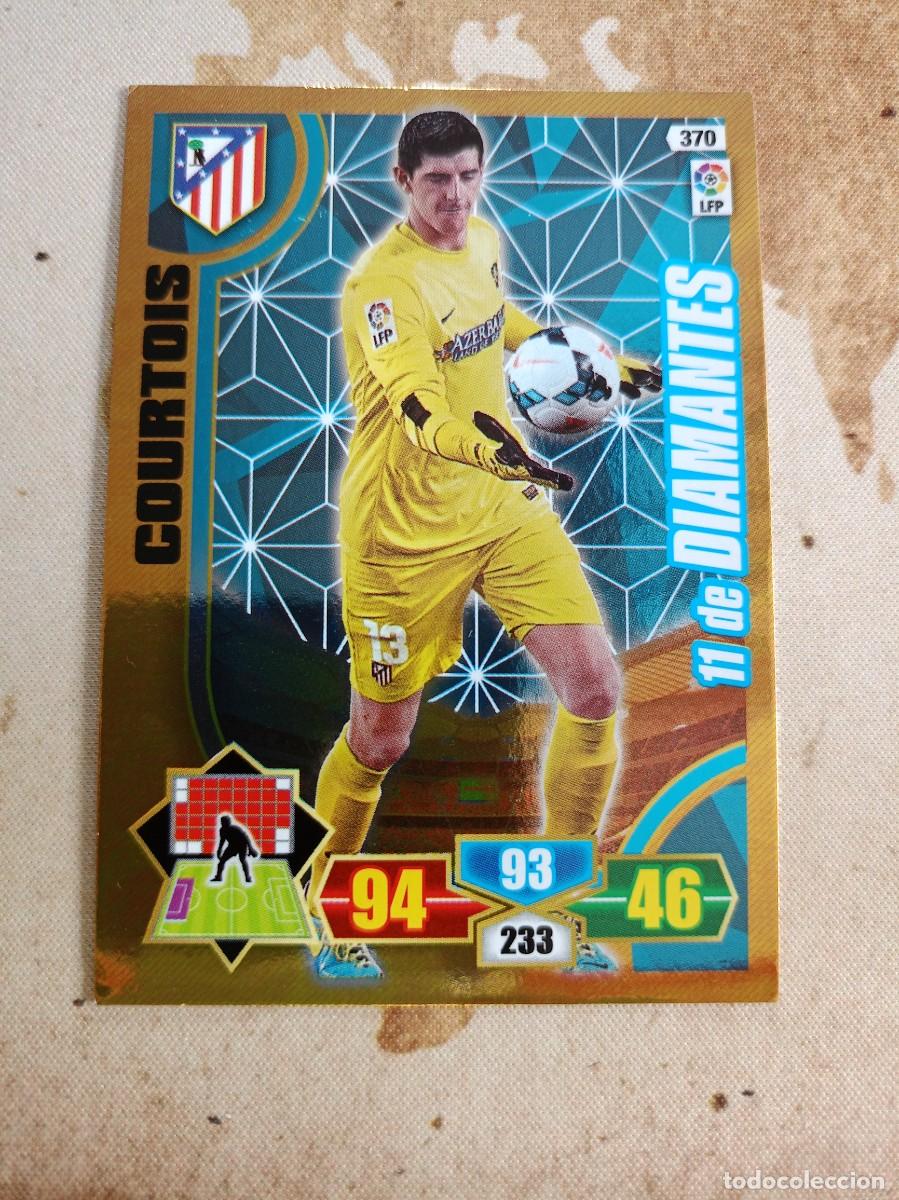 Cromos de F&uacute;tbol: # 11 De Diamantes 370 COURTOIS Adrenalyn 2013-14