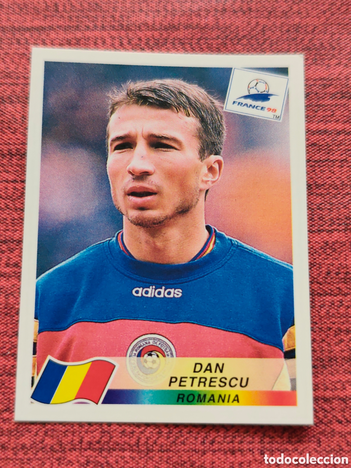 Cartes &agrave; collectionner de Football: 430 DAN PETRESCU RUMAN&Iacute;A FRANCE FRANCIA 98 PANINI