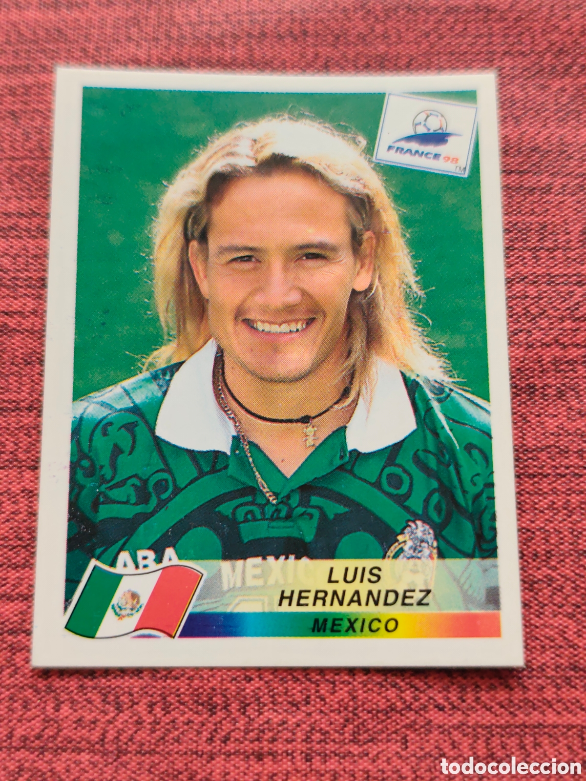 Cromos de F&uacute;tbol: 367 LUIS HERN&Aacute;NDEZ M&Eacute;XICO FRANCE FRANCIA 98 PANINI