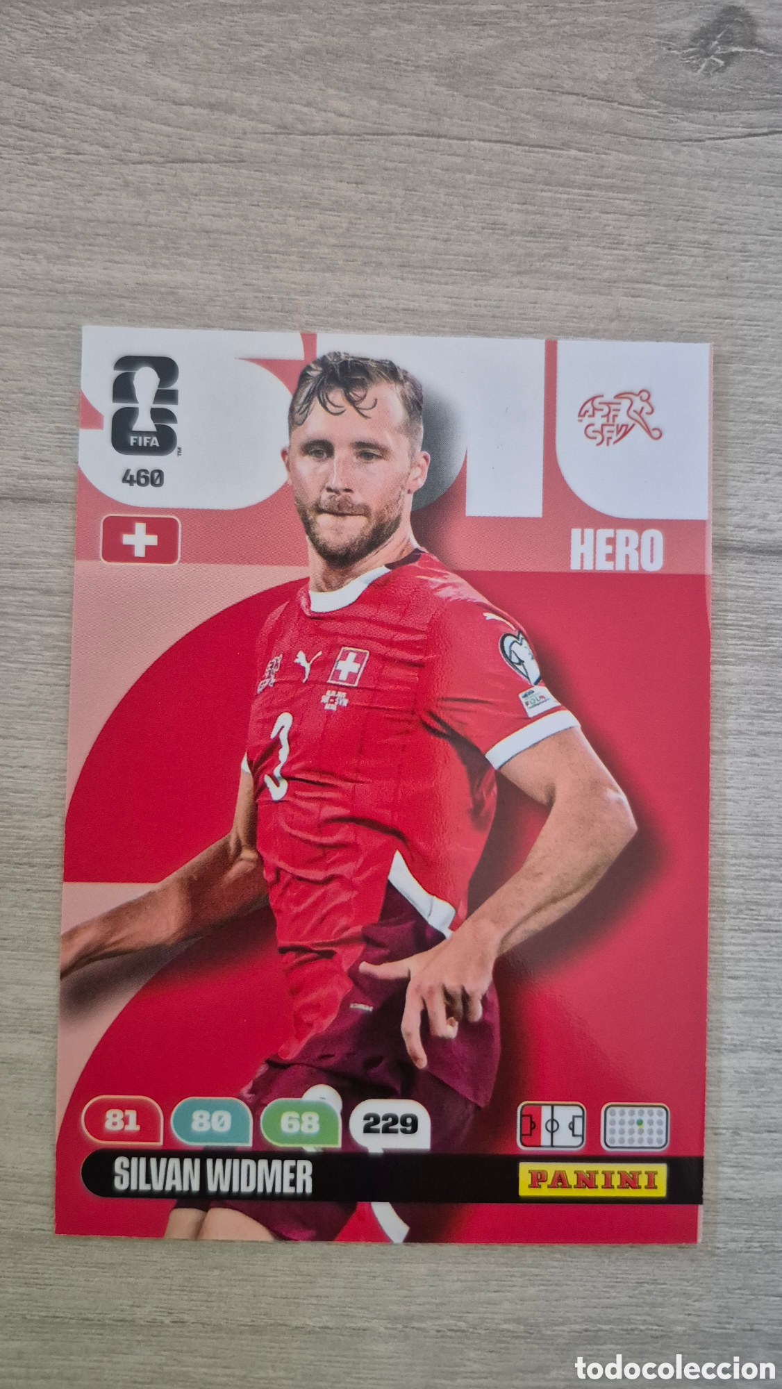 Cartes &agrave; collectionner de Football: N&deg;460 Suiza Silvan Widmer Adrenalyn FIFA World Cup 2026