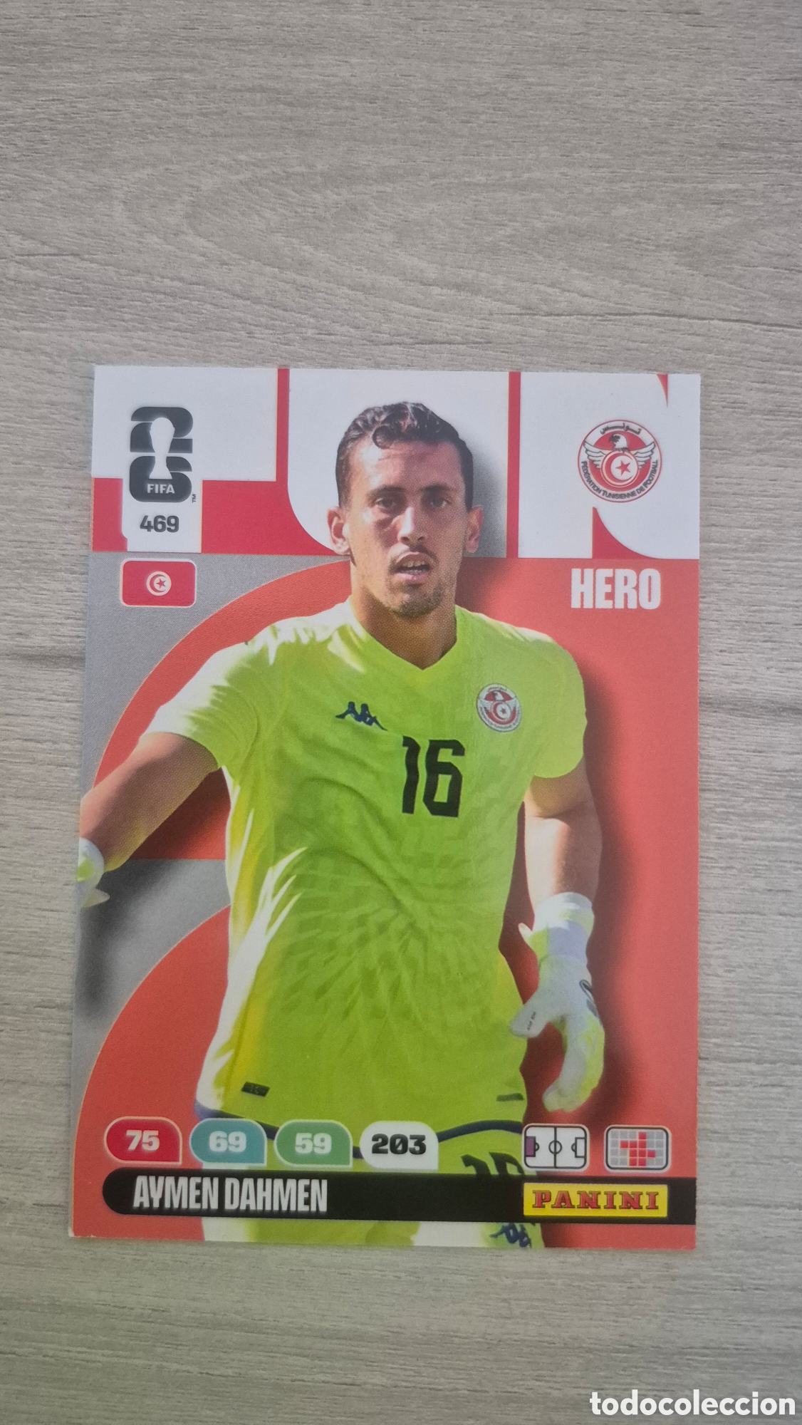Football Stickers: N&deg;469 T&uacute;nez Aymen Dahmen Adrenalyn FIFA World Cup 2026