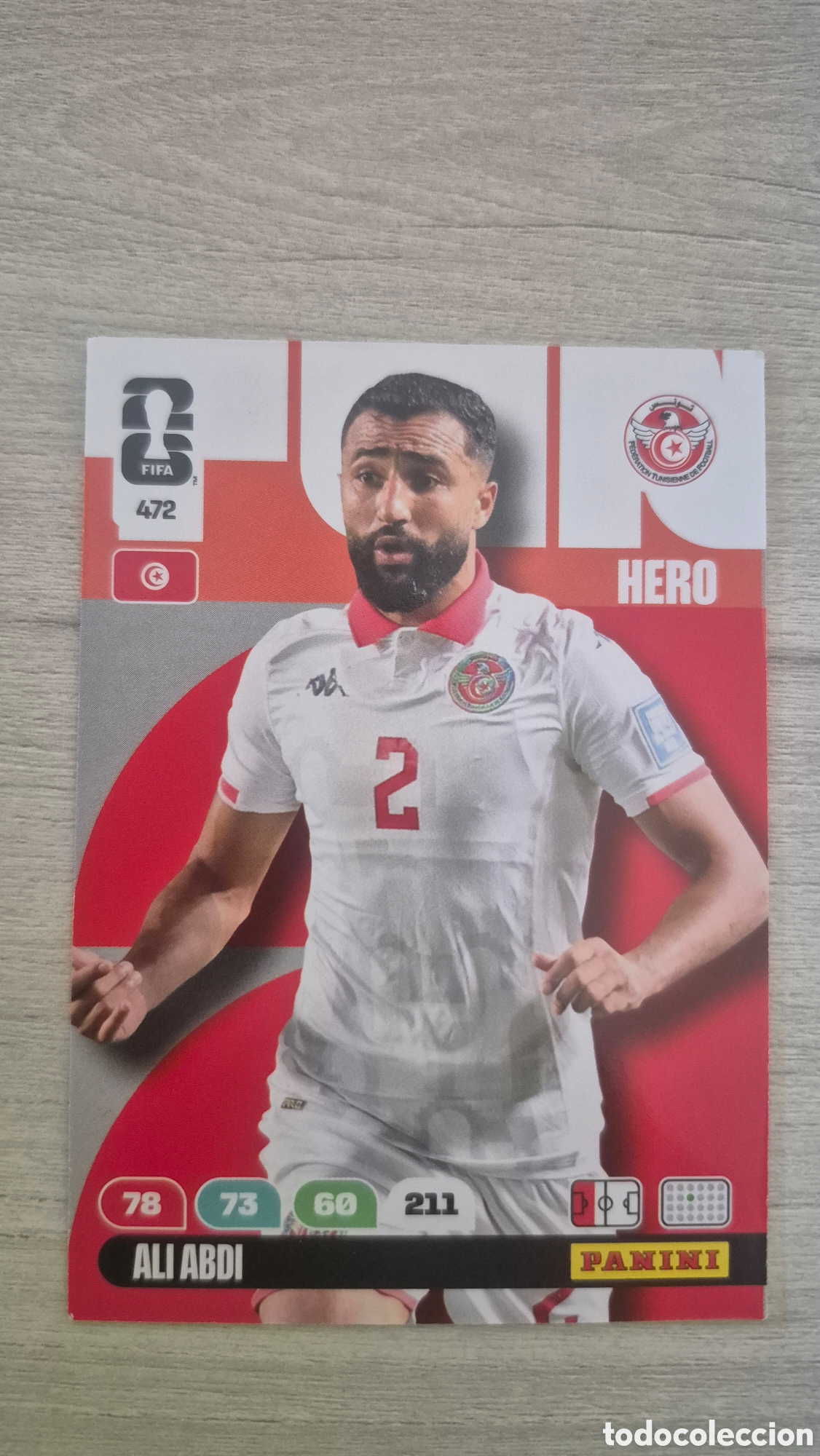 Cromos de F&uacute;tbol: N&deg;472 T&uacute;nez Ali Abdi Adrenalyn FIFA World Cup 2026
