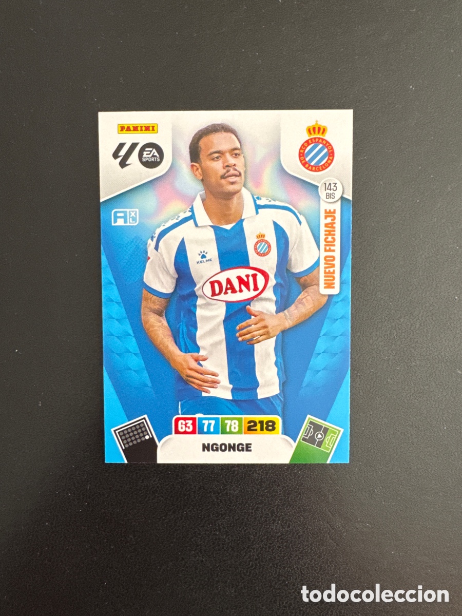 Cromos de F&uacute;tbol: NGONGE ESPA&Ntilde;OL N&Uacute;MERO 143 BIS ADRENALYN 2025 2026