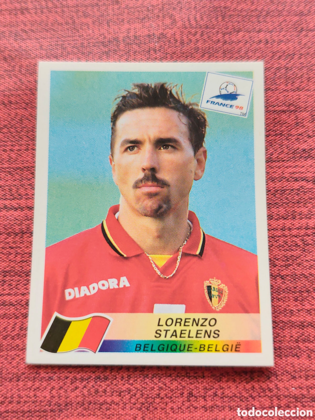 Cromos de F&uacute;tbol: 326 STAELENS B&Eacute;LGICA FRANCE FRANCIA 98 PANINI
