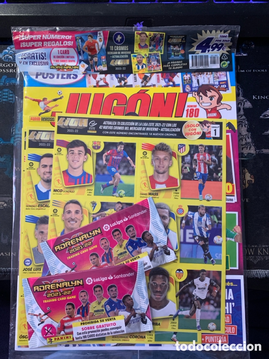 Cartes &agrave; collectionner de Football: REVISTA JUGON 180 PRECINTADA