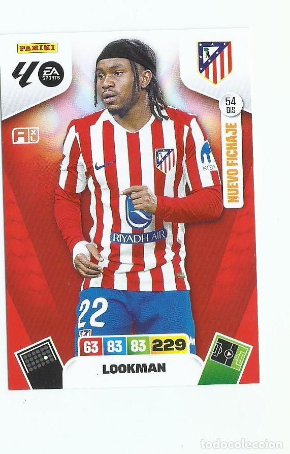 Cromos de F&uacute;tbol: ADRENALYN 2025/2026 54 B LOOKMAN AT.MADRID , NUEVO PERFECTO
