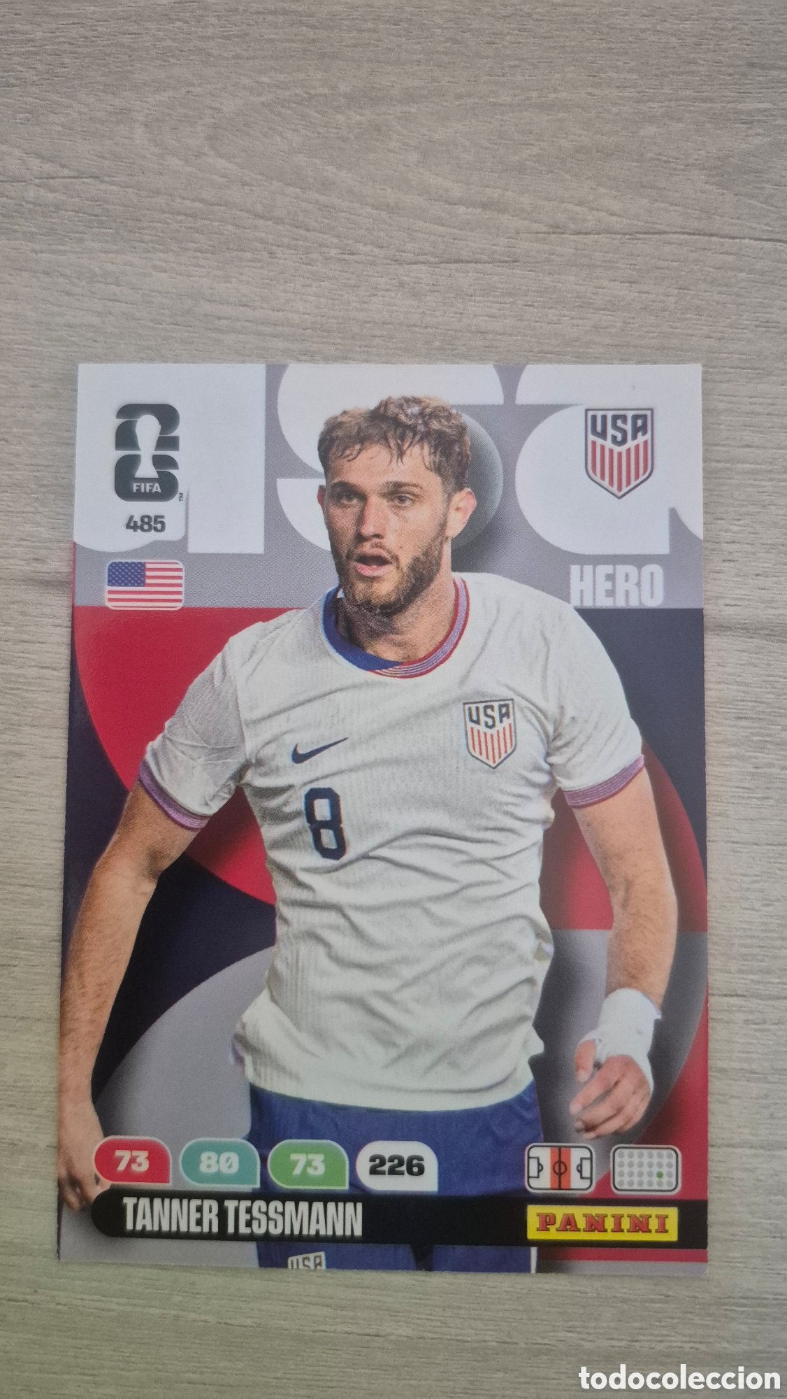 Cromos de F&uacute;tbol: N&deg;485 Estados Unidos Tanner Tessmann Adrenalyn FIFA World Cup 2026